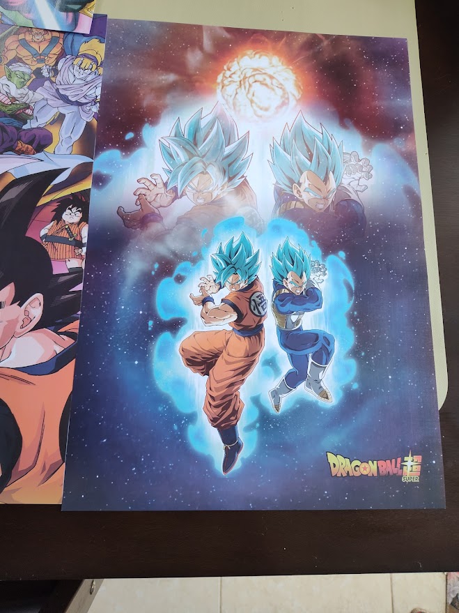 4 PCS Poster cartonné Dragon Ball Z movies – Image 5
