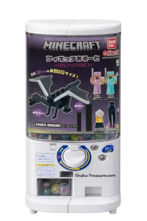 5 figurines Minecraft Ender Dragon Noir Gashapon Japan
