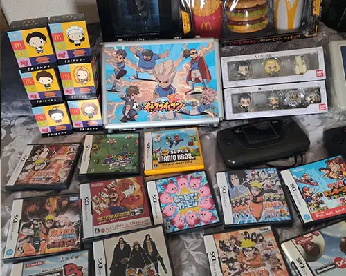 collection jeux retro japonais