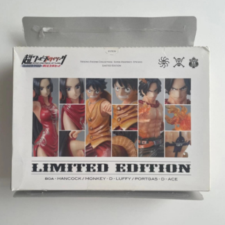 Figurines One Piece Styling Limited Edition Luffy Ace Boa Hancock Bandai set complet