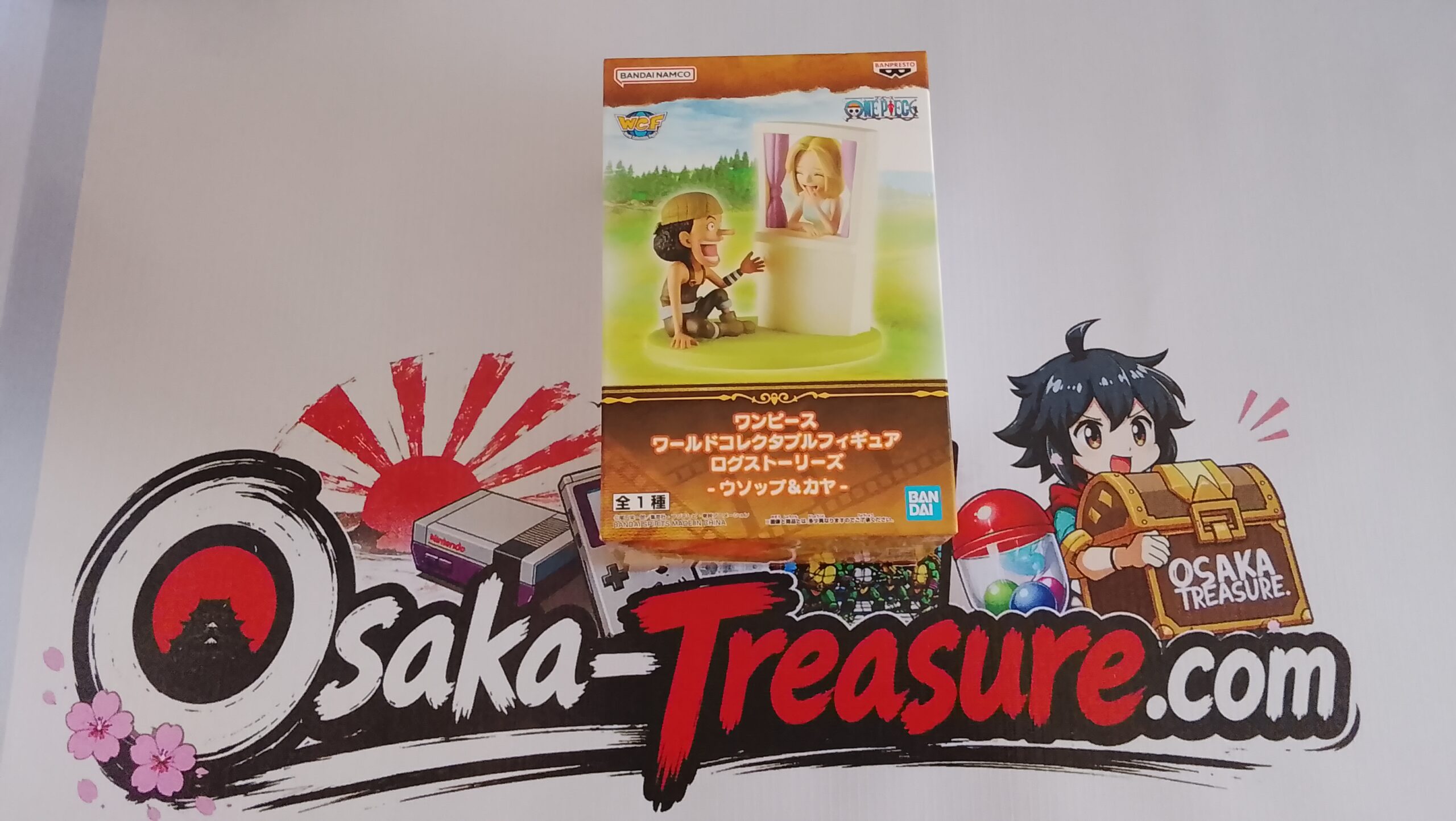 One Piece WCF Log Stories Usopp & Kaya Banpresto