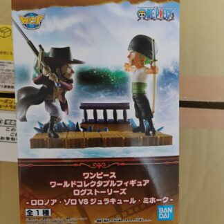 Figurine One Piece WCF Zoro vs Mihawk Log Stories Diorama Banpresto Bandai