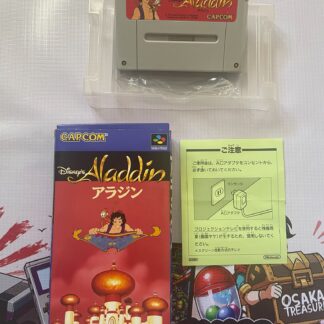 Disney Aladdin Super Famicom SFC Japon Complet Sauf Notice Capcom Authentic